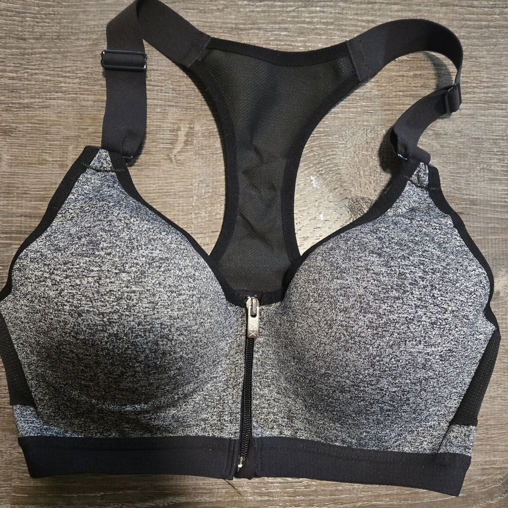 VSX Black and Gray Sports Bra
